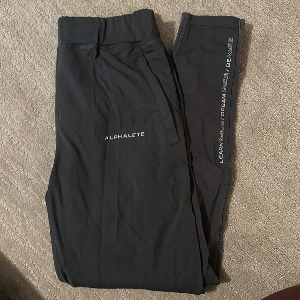 dark gray alphalete joggers
